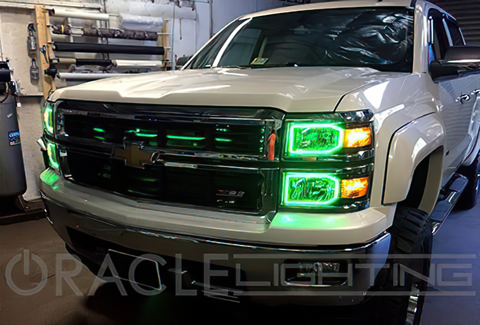 2271-504 - Chevrolet Silverado 2014-2015 ORACLE ColorSHIFT Halo Kit Non-Projector Style
